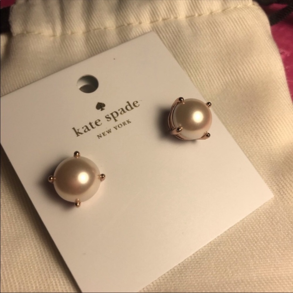 Kate Spade Faux Pearl earrings